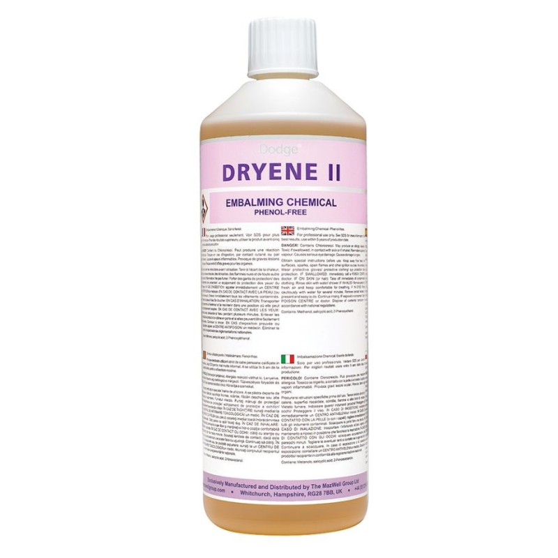 ADDITIFS POUR FLUIDE CAVITE 1L DRYENE  II CAUTERISANT DES TISSUS SANS PHENOL