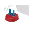 BOUCHON D'ASPIRATION ROUGE DIAM.63 MM HAUTEUR 6 MM