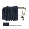 PARURE EN BLEU FONCE POUR CATAFALQUE ALUMINIUM