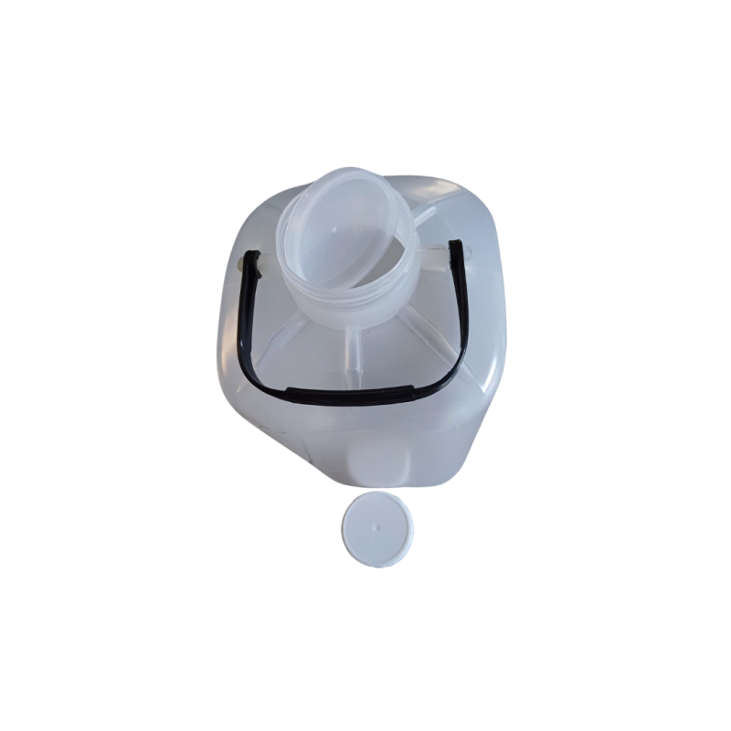 BIDON TRANSLUCIDE 5 LITRES AVEC CAPE A VIS