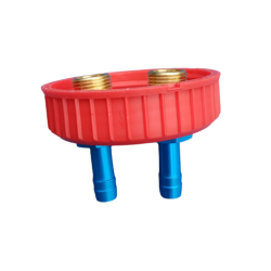BOUCHON D'ASPIRATION ROUGE DIAM.63 MM HAUTEUR 6 MM