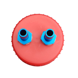 BOUCHON D'ASPIRATION ROUGE DIAM.63 MM HAUTEUR 6 MM