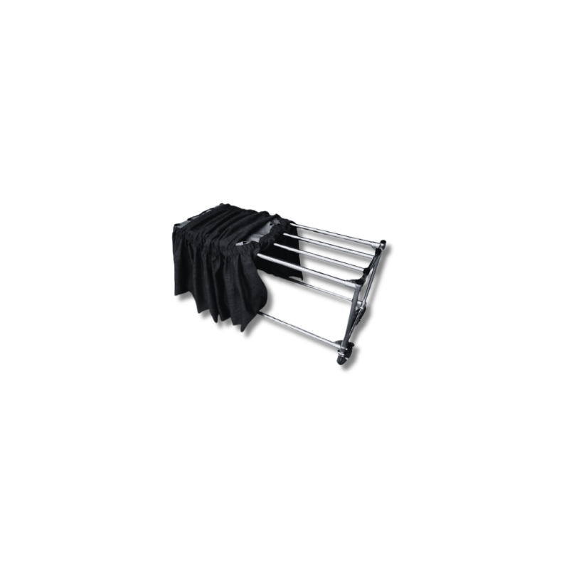 PARURE EN NOIRE POUR CATAFALQUE ALUMINIUM